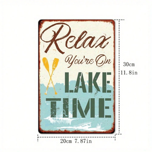 CIFbuy Targa in Alluminio Vintage Rustica 8x12 Pollici (20.3x30.5cm) Categoria Prodotto: Targhe TikTok per Servizio Ritiro Temu - Product Image 4