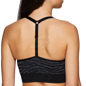 High Impact Sports <b>Bra</b> Adjustable <b>Straps</b> Supportive Design For Running Training And Fitness - Product Image 6