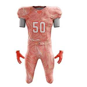 Uniforme de Fútbol Americano para Torneos Nacionales de Adultos, Talla Grande, Transpirable, 275GSM, Poliéster de Alto Rendimiento - Product Image 2