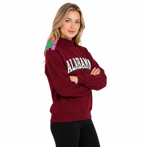 เสื้อสเวตเชิ้ตคอเต่า Alabama ปักอักษรแบบกำหนดเอง เสื้อสเวตเชิ้ตคอเต่าคุณภาพสูง ปักลายแบบกำหนดเอง - Product Image 2