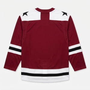 Maillot de hockey sur glace unisexe personnalisé HIEND INDUSTRIES 2026, respirant, 100 % polyester, impression numérique FDM, blocs de couleur, sports d'équipe - Product Image 2