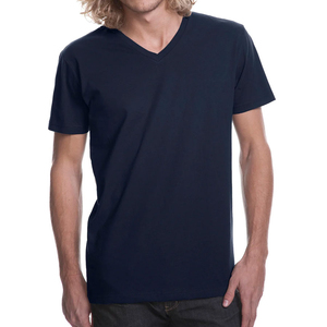 Camisetas Personalizadas con Cuello en V para Hombre, Camisetas de Manga Corta con Cuello en V para Hombre, Transpirables y Cómodas, Servicio OEM al por Mayor - Product Image 4