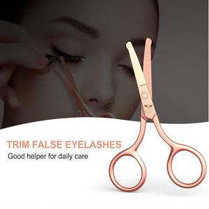 Tijeras Pequeñas Asontao para Cejas y Vello Nasal - Herramienta de Corte de Acero Inoxidable para Barbería, para Diestros, Ligeras - Product Image 2