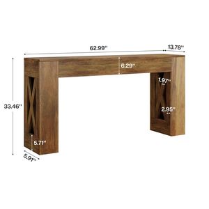 <b>Console</b> <b>Table</b> with <b>Storage</b> Space for Use As a Sofa <b>Table</b> or Foyer <b>Table</b> - Product Image 5
