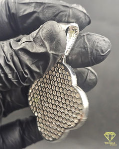 Pendentif personnalisé avec initiale de nom, serti de diamants Moissanite, style Hip Hop, collier de luxe personnalisé, breloque tendance - Product Image 5