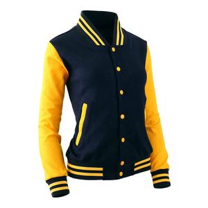 Varsity แจ็คเก็ตเบสบอลผู้ชาย,แจ็คเก็ตลำลองแขนยาวพิมพ์ลาย - Product Image 1