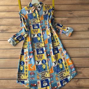 DISEÑADOR RAYON DIGITAL PRINT WESTERN TOP - Product Image 1