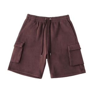 Pantalones Cortos Deportivos Casuales de Verano para Hombre, Estilo Jogger, de Felpa Francesa, con Bolsillos Delanteros Resistentes al Viento, de Algodón y Felpa - Product Image 1