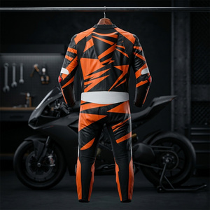Traje de Motociclismo de Invierno Personalizado, de Cuero, con Protección CE, OEM, ODM, Alto Rendimiento, Impermeable, Transpirable y Resistente al Viento - Product Image 3