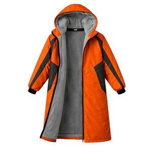 High Quality Athletic Swim <b>Parka</b> Coat Custom Logo <b>Waterproof</b> Hooded Long <b>Jacket</b> for Outdoor Swimming Training and Outdoor Sports - Product Image 3