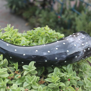 Corne à boire nordique artisanale imperméable avec bordure métallique, couleur naturelle, pour méad, cadeau d'affaires pour les fans - Product Image 3