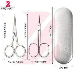 Ciseaux à cuticules ultra-fins professionnels en acier inoxydable de haute qualité, coupe précise pour salons professionnels - Product Image 5