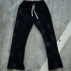 Pantalones de Cintura Alta para Hombre, con Bordado, Antiarrugas, Transpirables, de Algodón, Estilo Casual - Product Image 5