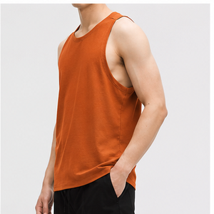 2026 New Summer Casual Fitness Wear Sleeveless Custom Made Men Gym <b>Stringer</b> <b>Vest</b> Front OEM Design O-Neck Quick Dry Breathable - Product Image 2