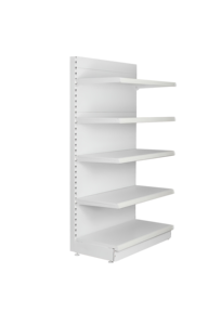 Étagère de présentation métallique légère pour supermarché commercial, gondole double face réglable pour les magasins de détail et d'alimentation - Product Image 2