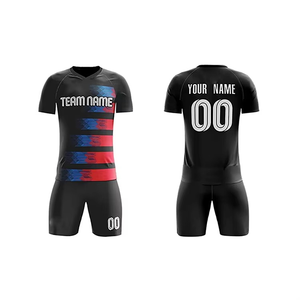 Camiseta de Fútbol Sublimada para Hombre, Cuello en V, Manga Corta, Poliéster que Absorbe la Humedad, Color Degradado, Ropa Deportiva para Todas las Temporadas - Product Image 6