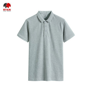 เสื้อโปโลแบบสวมหัวสำหรับผู้ชาย ดีไซน์พิเศษจาก Ryan Pro Gear พร้อมโลโก้แบบกำหนดเอง ลายเรียบ - Product Image 1