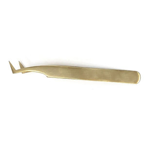 Pince à cils droite pour extensions, outil d'application d'isolation des cils pour extensions de volume, classiques et hybrides, pour salon de beauté - Product Image 6