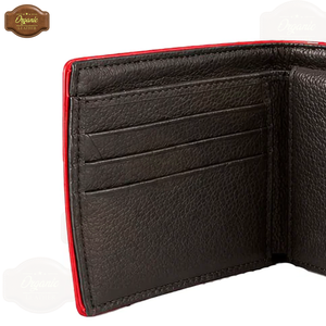 Modern Edge Leather Bifold <b>Wallet</b> | Genuine Leather Slim <b>Wallet</b> for Men | <b>RFID</b> Blocking Minimalist Front Pocket <b>Wallet</b> OEM ODM - Product Image 5
