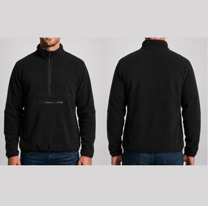 Sudadera personalizada al por mayor con cremallera de un cuarto, sudadera bordada, ropa personalizada, suministro de fábrica para marcas estadounidenses - Product Image 2