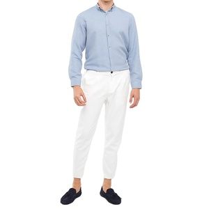 <b>Mens</b> formal slim fit <b>shirt</b> wholesale bulk cotton polyester button down collar breathable office wear custom OEM service - Product Image 6