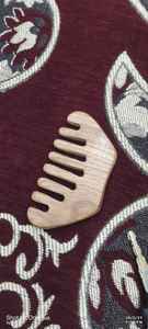 Peine de Cuerno de Buey Natural, Anti-Rotura, Dientes Lisos, Auténtico Peine de Cuerno de Búfalo Hecho a Mano, Estilo Moderno, Grabado Personalizado - Product Image 4