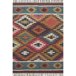 Tapis en laine et jute faits à la main, tapis Kilims et Dhurrie pour salons et chambres modernes - Product Image 3