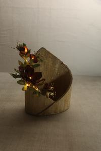 ตะกร้าใส่ช่อดอกไม้ผ้าคุณภาพพรีเมียม ปรับแต่งได้ ทนทาน ออกแบบมาเป็นพิเศษสำหรับงานแต่งงาน ของชำร่วยสวยงาม ห่อของขวัญให้ดูหรูหรา - Product Image 4