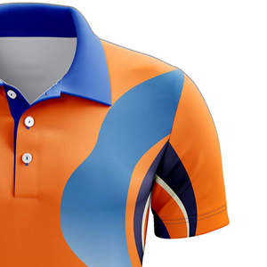 Camisetas Polo Rojas de Manga Corta para Hombre al por Mayor, Alta Calidad, 100% Algodón, Técnica Bordada, Transpirables, Tejido Liso - Product Image 5