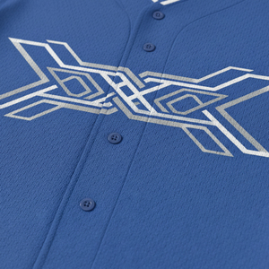 Wholesale Blank Custom Baseball Jersey Soft Pinstripe Breathable Polyester Sports Uniform <b>Top</b> Outerwear <b>Plus</b> <b>Size</b> - Product Image 6