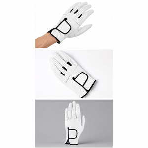 High Quality Left Hand Golf <b>Gloves</b> for <b>men</b> and women premium quality custom logo cabretta <b>leather</b> golf <b>gloves</b> - Product Image 2