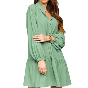 Primavera/verano nueva moda transfronteriza mujer temperamento hendidura pliegues terciopelo Halter vestido de noche mujer 2025 - Product Image 2