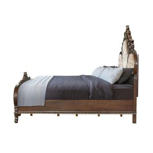Ensemble de chambre à coucher en teck de qualité supérieure Zelvarisse, en bois massif, artisanal, traditionnel, antique, luxueux, élégant, classique, meubles pour la maison Kiky Home - Product Image 6