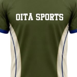 Men Olive <b>Green</b> White Sublimated Netball Jersey Shorts Set Polyester Athletic Performance Sportswear Training Competition - Product Image 5