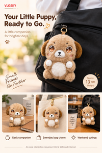 VLGSKY Peluche de Perro con Ojos LED, 11-30CM, Peluche Suave para Niños de 3+ Años, Unisex - Product Image 6