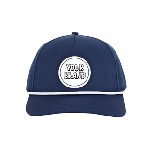Gorra de béisbol con parches de PVC personalizados, fabricada en Vietnam, tela impermeable, visera curva, para hombre y mujer, gorra de golf. - Product Image 1