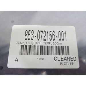 LAM 853-072156-001 ASSY, ESC, ALTA TEMPERATURA, 200MM - Equipo y Piezas de Semiconductores de Confianza de Trusted Global Legacy - Product Image 3