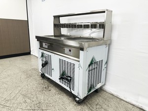 เครื่องทำไอศกรีมม้วนแบบไทยสองถาด ขนาด 48 นิ้ว รุ่นใหม่ ยอดนิยม ETL- อุปกรณ์อื่นๆ - Product Image 2