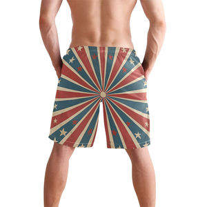 Shorts de bain pour adultes de qualité supérieure, sublimation, 100% polyester, solides, décontractés, séchage rapide, respirants, écologiques, design personnalisé, taille ajustable - Product Image 2