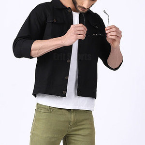 Chaqueta de Mezclilla para Hombre con Logotipo Personalizado al por Mayor, Hecha de Algodón, Transpirable, para Uso en Exteriores, Chaqueta de Invierno para Hombre - Product Image 6