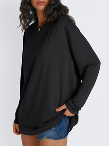 T-shirts respirants pour femmes à bas prix, vêtements pour adultes, t-shirts à manches longues pour femmes, disponibles en stock, nouvelle qualité supérieure avec OEM - Product Image 3