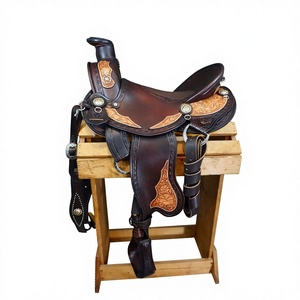 Sillín de Carreras Inglés de Cuero Puro Resistente al Agua, Estilo Europeo Australiano, Ecológico y Sostenible, Alfombras para Caballos - Product Image 4