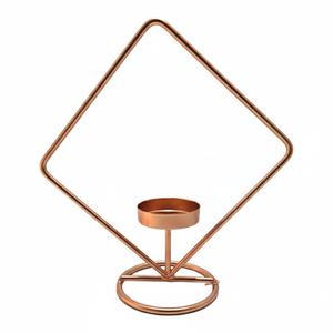 Candelabros de diseño moderno con anillos dorados, portavelas decorativos de metal, juego de 2, soporte geométrico para velas, para decoración del hogar - Product Image 2