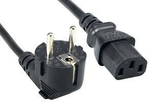 Cavo di Alimentazione Europeo (EU) SYONG a Prezzo di Fabbrica, Rame Nudo 0,75mm 1,5M CEE 7/7 a IEC320 C13, Connettore a 2 Poli per <span class=keywords><strong>Computer</strong></span>, <span class=keywords><strong>TV</strong></span>, Monitor - Product Image 2