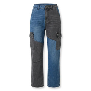 Jeans de mezclilla cortos personalizados para mujer, jeans de mezclilla con lavado vintage para mujer, jeans para mujer para la colección de primavera - Product Image 4