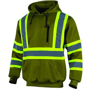 Veste de sécurité résistante à l'eau, haute visibilité, vêtements de travail réfléchissants pour les travaux de construction en plein air et les travailleurs routiers - Product Image 6