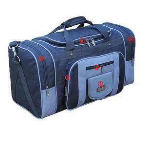 Bolsa de Viaje Ligera y Duradera con Cierre de Cremallera, Correa Ajustable, Amplio Espacio para Artículos Esenciales, Ropa y Zapatos - Diseño Plegable para Exteriores - Product Image 5