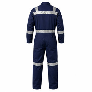 Combinaison de travail réfléchissante pour hommes, polyester, sécurité, haute visibilité, usage industriel, tenue de travail, uniforme de sécurité - Product Image 5