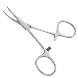 Pinza de Extracción Dental Curva de Acero Inoxidable, Retractor Quirúrgico Manual, Instrumento Médico - Product Image 1