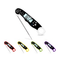 Nouvelles couleurs, étanche IPx67, sonde à lecture instantanée, thermomètre numérique de cuisine, poignée en plastique, OEM/ODM personnalisable, garantie 1 an